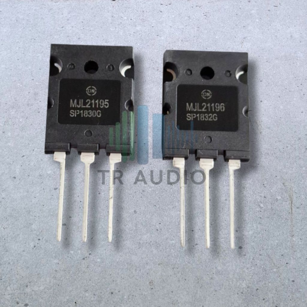 ทรานซิสเตอร์ MJL21195 MJL21196 เกรด A 1 ชุด PNP NPN Final Power Audio Complete