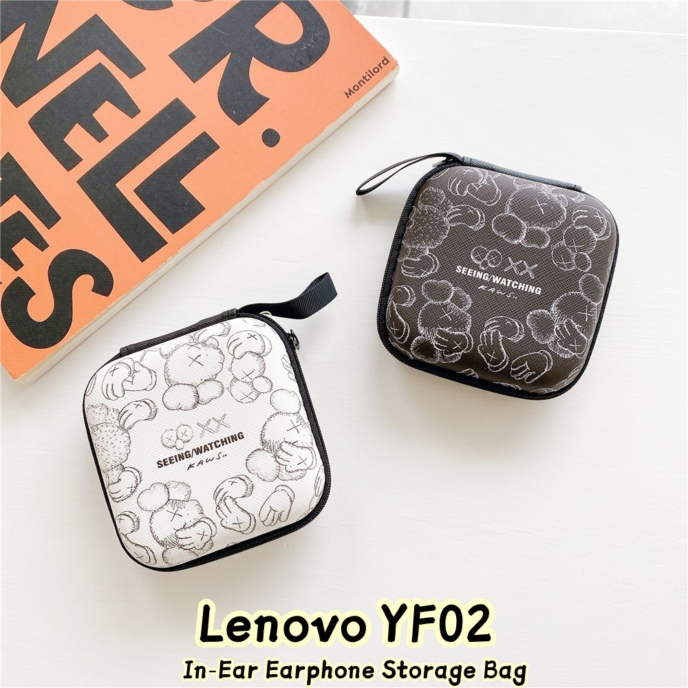 หูฟัง Lenovo YF02 แบบイヤフォン มาพร้อมดิจิตอล USB Gadget Organizer