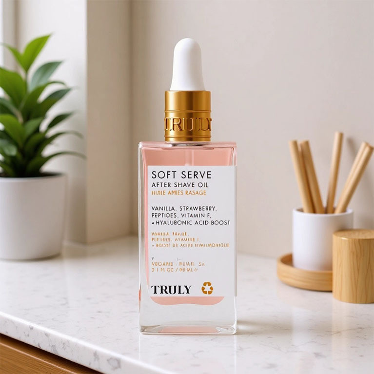 TRULY Aftershave Oil - Healing & Repairing Strawberry Vanilla Scent