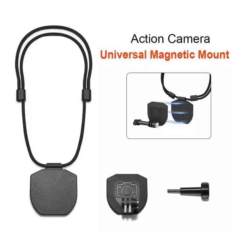 สายรัดคอแม่เหล็กยึดอะแดปเตอร์ติดตั้งกลั้งสำหรับ DJI Osmo 360/Nano Action 5 Pro/4 Gopro/Pocket 4/3/Insta360ขาจับกล้อง thumbnail 9
