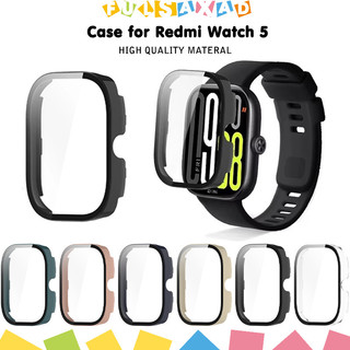 กันรอย กระจกนิรภัย PC กันรอย for Redmi Watch 5 แผ่นกระจกป้องกันหน้าจอ ฝาครอบกันกระแทก อุปกรณ์เสริม