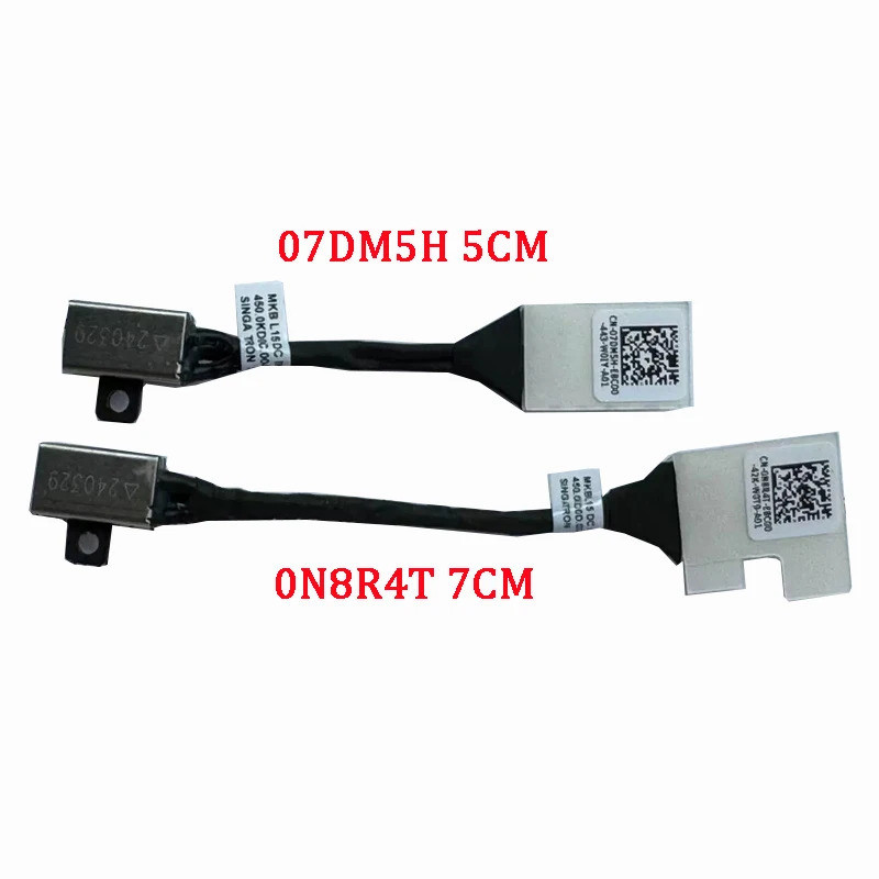 แล็ปท็อปใหม่ DC Power Jack สําหรับ DELL 3510 3410 E3510 07DM5H 0N8R4T Y