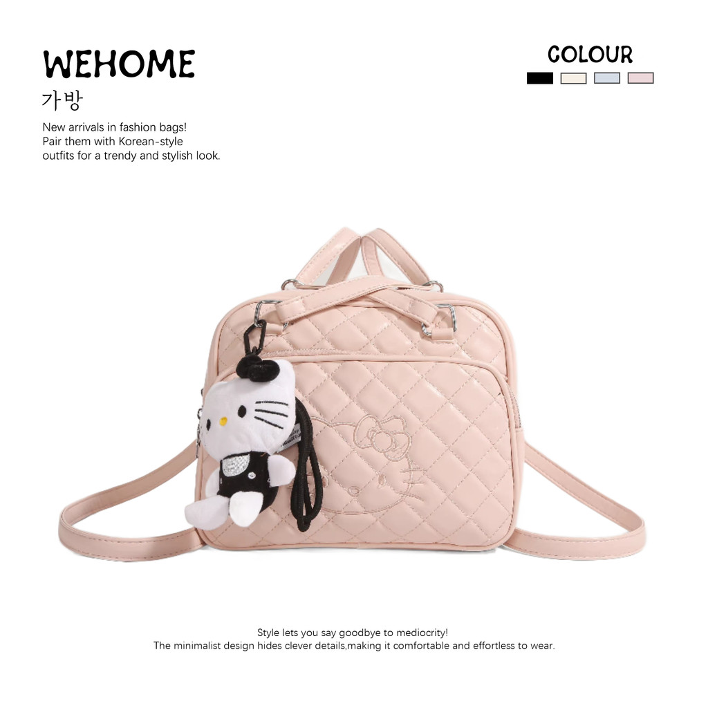WEHOME Hadley Bag สไตล์เกาหลี สไตล์คาซิวัล เป้เป้สำหรับทำงาน ปริมาณมาก tote bag