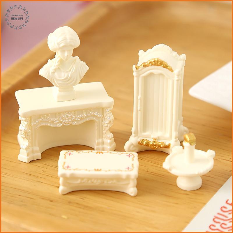 [LS] 1/12 ตุ๊กตาจําลองเฟอร์นิเจอร์รุ่นตุ๊กตาห้องนั่งเล่นฉากตกแต่งตุ๊กตาบ้านเครื่องประดับแกล้งเล่นของ