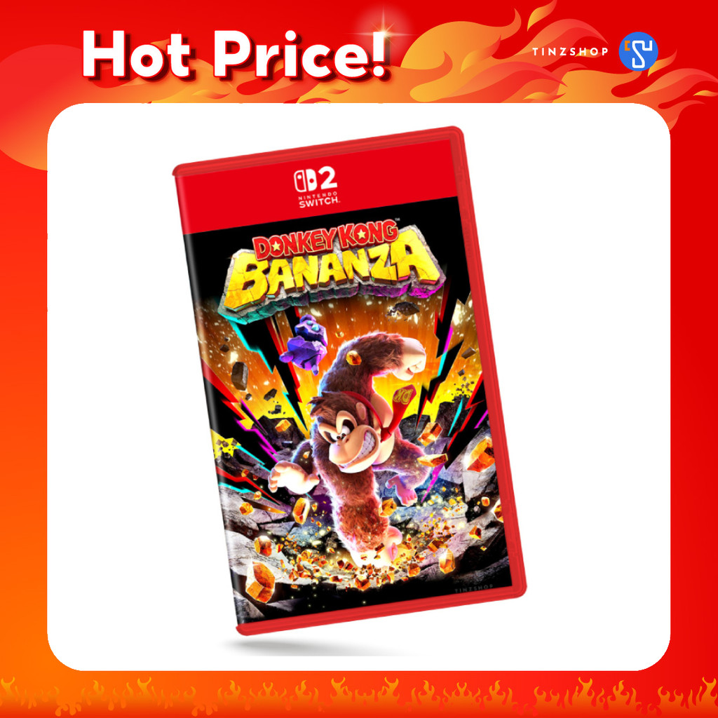 [ส่งด่วน] [Switch2] (Hot Price) Nintendo Switch 2 Game Donkey Kong Bananza Asia / Eng. *รองรับภาษาไทย* / แผ่นเกมลดราคา
