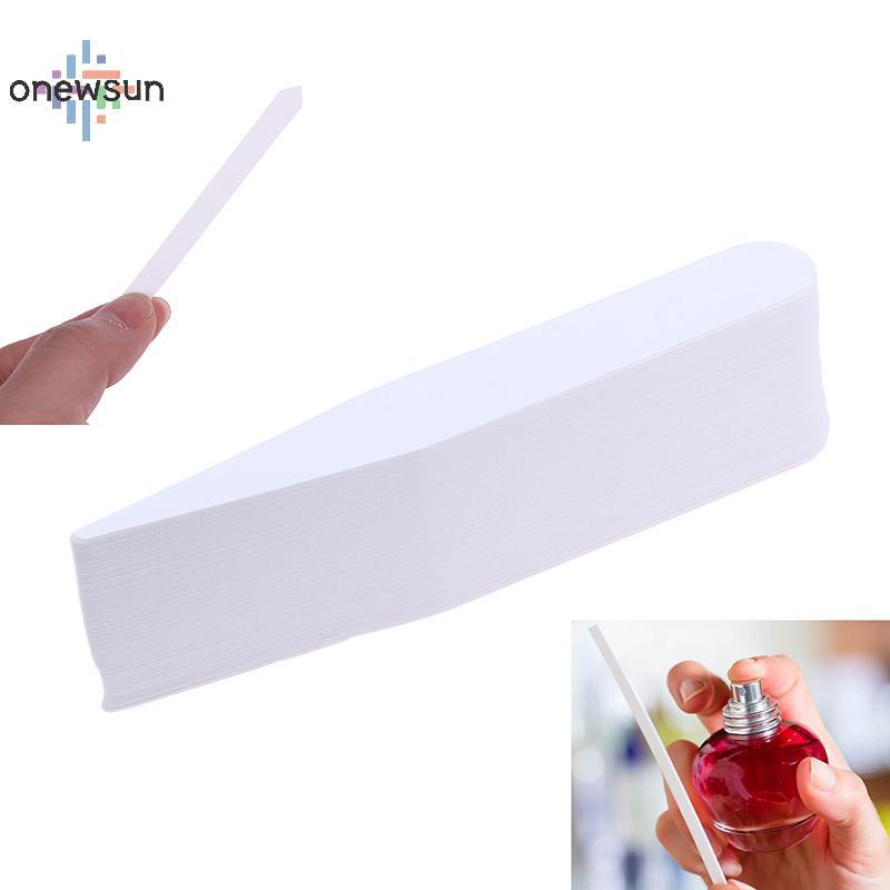 Onew 100 ชิ้นน้ําหอมแถบทดสอบพรีเมี่ยมขวดทดสอบเทปสําหรับการทดสอบน้ําหอมและกลิ่นหอมกระดาษอโรมาเธอราพี sun