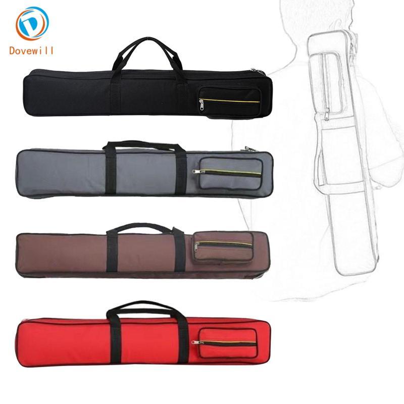 Dovewill Pool Cue Carrying Case ถุงเก็บคิวสนุ๊กเกอร์, อุปกรณ์เสริมบิลเลียด 7 หลุมถุงเก็บก้านบิลเลียดถุงคิวสระว่ายน้ําบิลเลียด