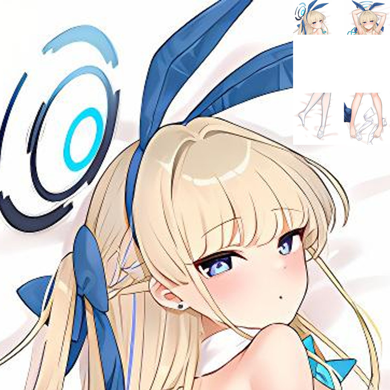 Blue Archive Asuma Toki อะนิเมะ Dakimakura ปลอกหมอน 50*150 ซม.