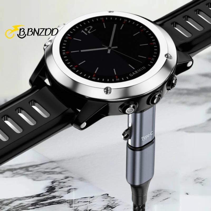 [BBNZDD] 1 ชิ้น Smart Watch Chargering Converter สําหรับ Fenix 7 7X 5S 6 6X 6S PRO Type C อะแดปเตอร์