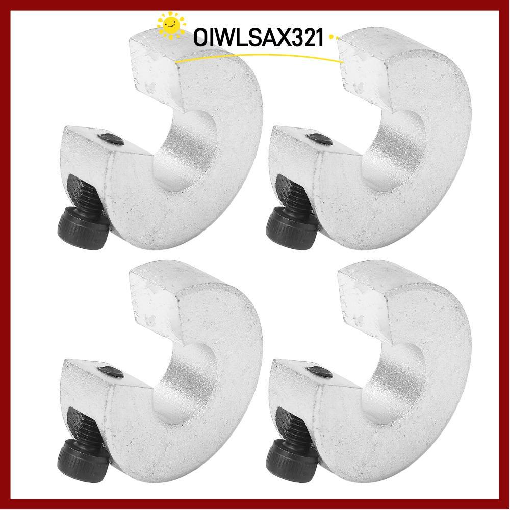 OIWLSAX321 4 ชิ้น Linear Rail Stop Collar, SBR12 อลูมิเนียม Anodized Shaft ล็อค Collar, Clamp-On Des