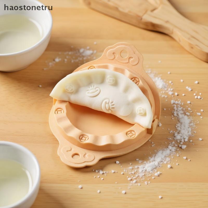 OST พิมพ์ Dumpling Maker Reusable Dumpling กดแม่พิมพ์สัตว์ดอกไม้รูปร่าง Dumpling Maker เครื่องปลอดภัย Empanada กดแม่พิมพ์ N