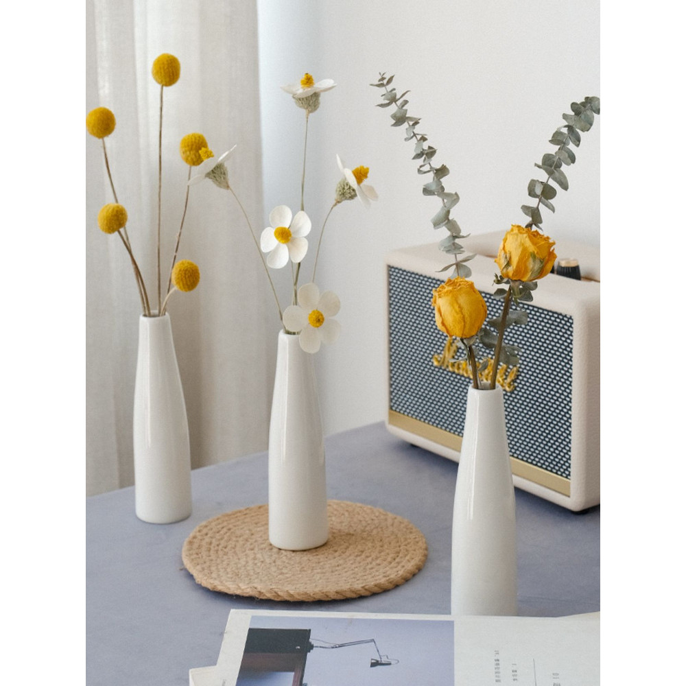 ของแต่งห้อง ตกแต่งคาเฟ่ Ugali ช่อดอกกุหลาบแห้ง ins ของตกแต่งบ้านของประดับตกแต่งช่อดอกไม้จริงจากธรรมช