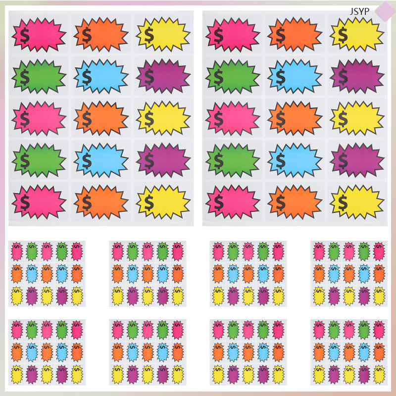 📎 Supermarket Price Tags for Retail Paper Blank junshaoyipin