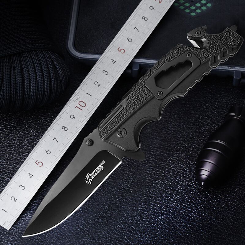 New Model Outdoor Knife High Hardness Folding Knife Camping Survival Pocket Knife Portable Folding K