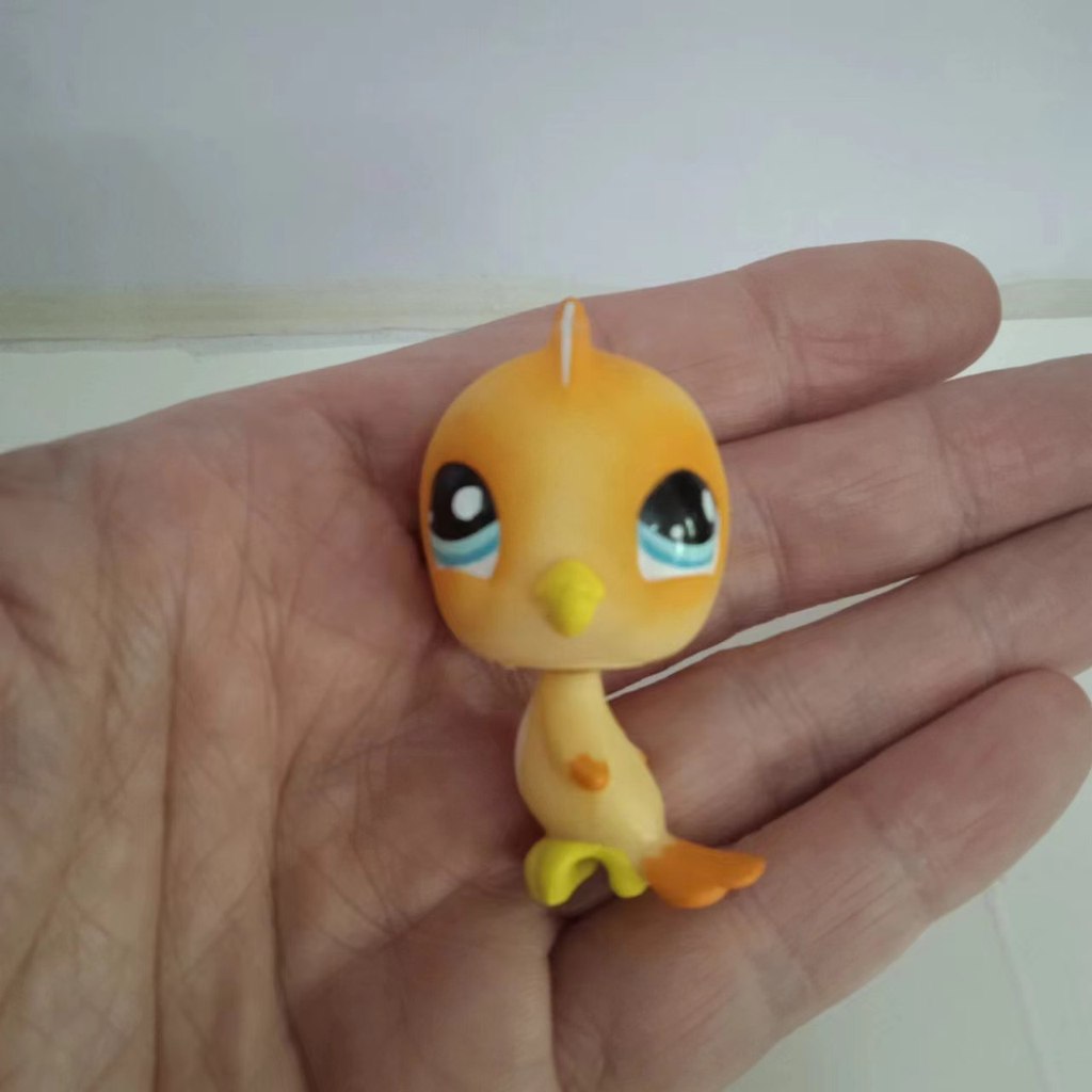 Littlest Pet Shop Action Figure  #975 Orange Bird Kid Toy ของเล่นเด็ก ฟิกเกอร์ LPS Collection