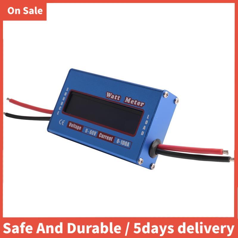 Digital Wattmeter Watt Meter Power Meter DC 60V 100A Balance Voltage Battery Checker