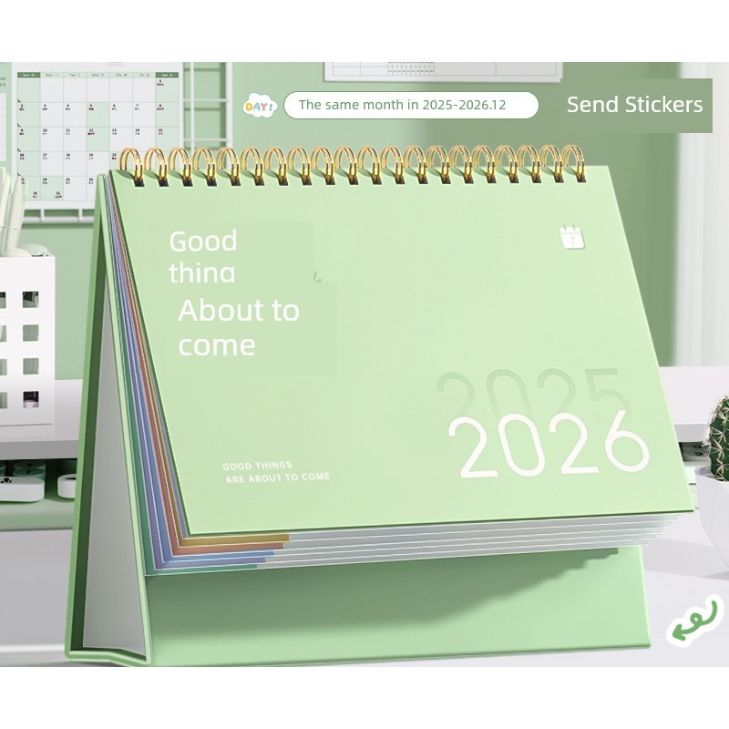 ปฏิทิน ปฏิทิน 2026 ปฏิทินตั้งโต๊ะ 2026 ปฏิทินสไตล์ใหม่มูลค่าสูง 2026 ปฏิทินตั้งโต๊ะตั้งโต๊ะสํานักงาน