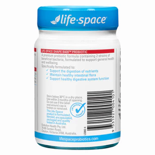 Life Space Shape B420 Probiotic 60 Capsules บี420 โปรไบโอติกช่วยระบบย่อยอาหาร ระบบเผาผลาญ