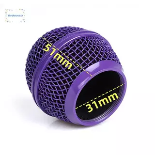 FOT 1 PC สําหรับ Shure SM58 ไมโครโฟนไร้สายเปลี่ยนโลหะไมโครโฟน Grille Replacing Professional Party Mic Head Part TH