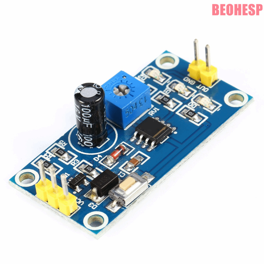 BEOEHESP ปรับ NE555 โมดูล, NE555 ชิป 0-120s Delay ภายนอก Trigger Delay โมดูล, Trigger ภายนอก Trigger