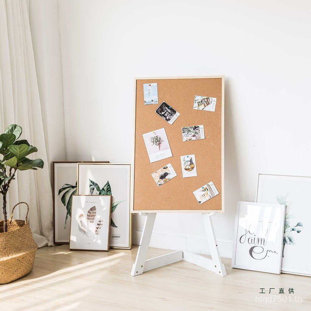 ขาตั้งโชว์ร้านเค้ก Log Billboard กระดานดําขนาดเล็กขาตั้งจอแสดงผลยินดีต้อนรับขาตั้งประตูร้านเสื้อผ้าย