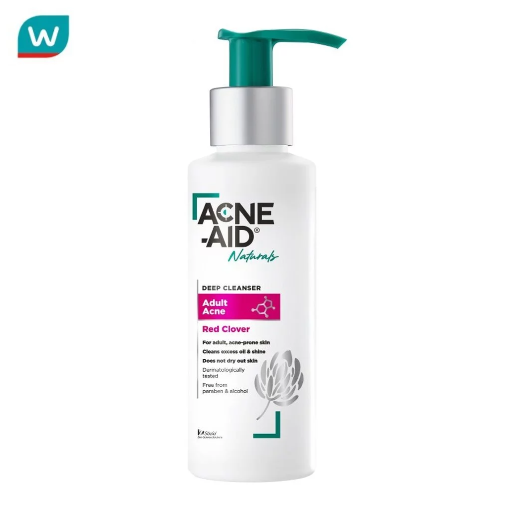 Acne Aid แอคเน่-เอด เนเชอรัล ดีพ เคลนเซอร์ ฟอร์ อะดัลท แอคเน่ 100 มล.
