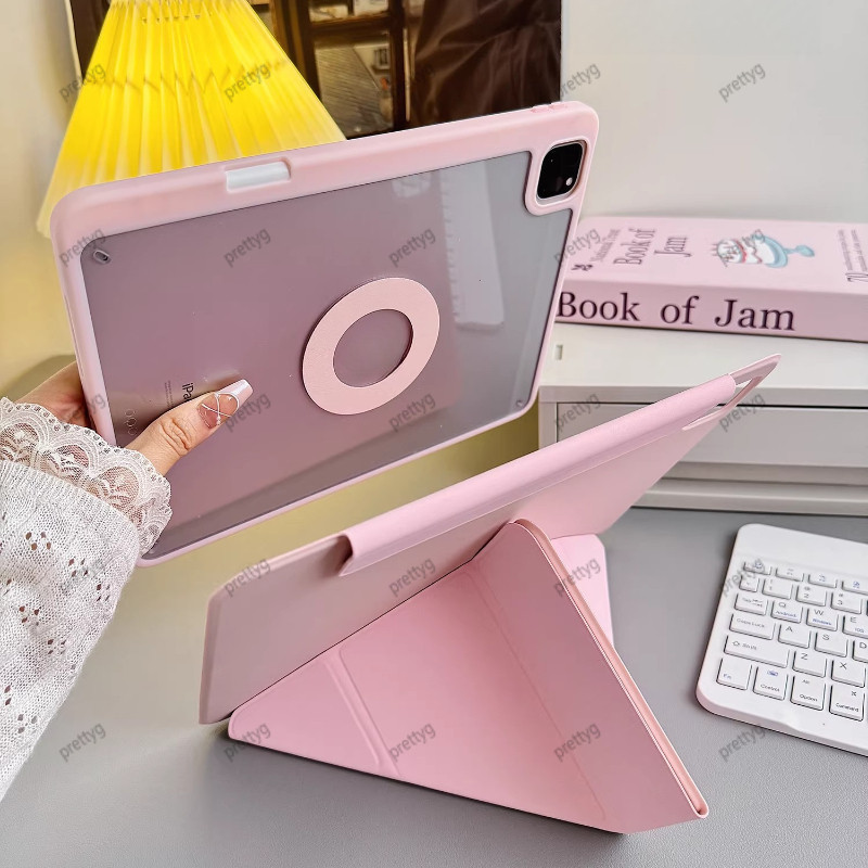 สําหรับOppo Pad Pad 5 Air5 12.1 Pad5 Matte 2025 SE 11 "Air10.36 11.61 3Pro 1.1 Neo 11.4 OPD2303 2 ใน 1 กรณีแม่เหล็กที่ถอดออกได้