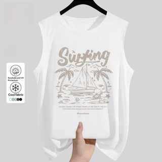 EERSHENSHI Summer Surfing เสื้อยืดแขนกุดผู้ชาย Cool Quick-Drying Breathable Vest