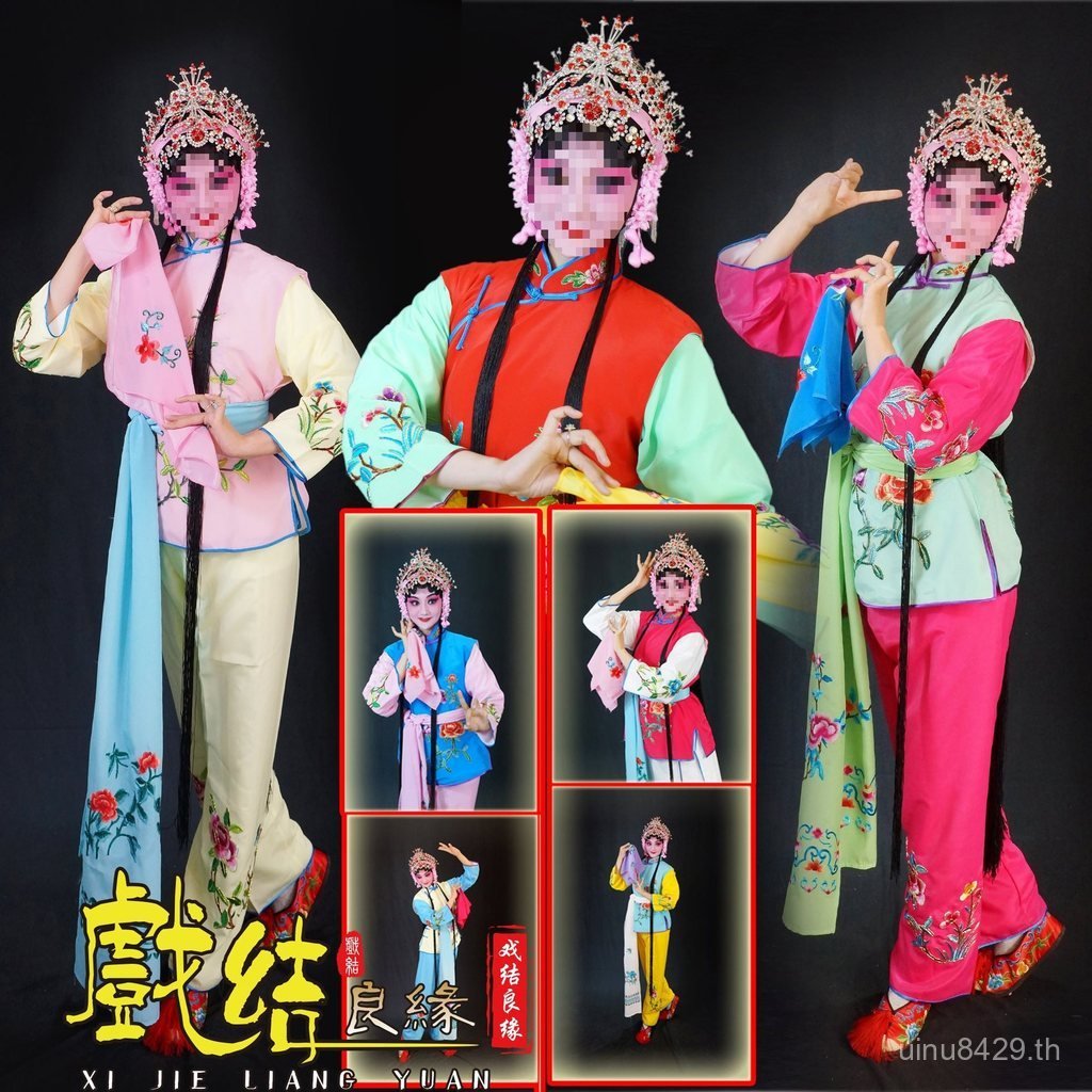 เสื้อกั๊กสไตล์ปักกิ่งโบราณ สำหรับการแสดงหรือนำเสนอ Qingyi