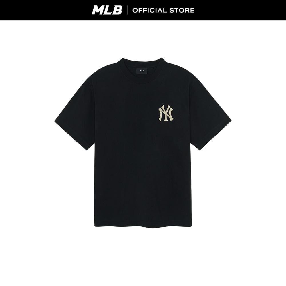 MLB เสื้อยืด ยูนิเซ็กส์ Varsity Over Fit T-Shirts รุ่น 3ATSV0154 50BKS สีดำ