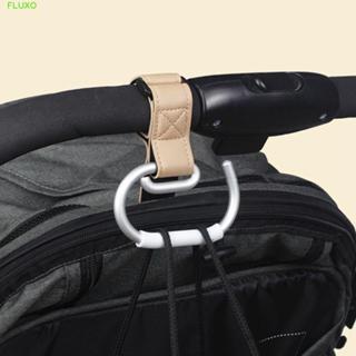 FLUXO ตะขอรถเข็นเด็ก,สีทึบ PU แขวนตะขอ,มัลติฟังก์ชั่การ์ตูนร…