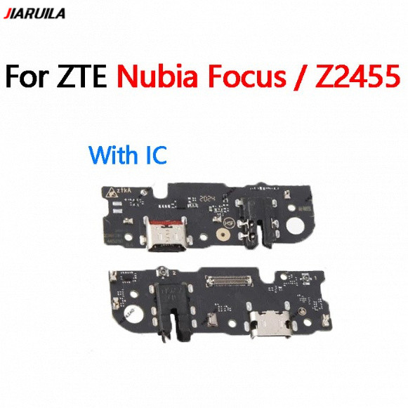 USB ชาร์จพอร์ตสําหรับ ZTE Nubia Focus Z2455 USB Board Charger แท่นชาร์จพอร์ต Connector Flex Cable