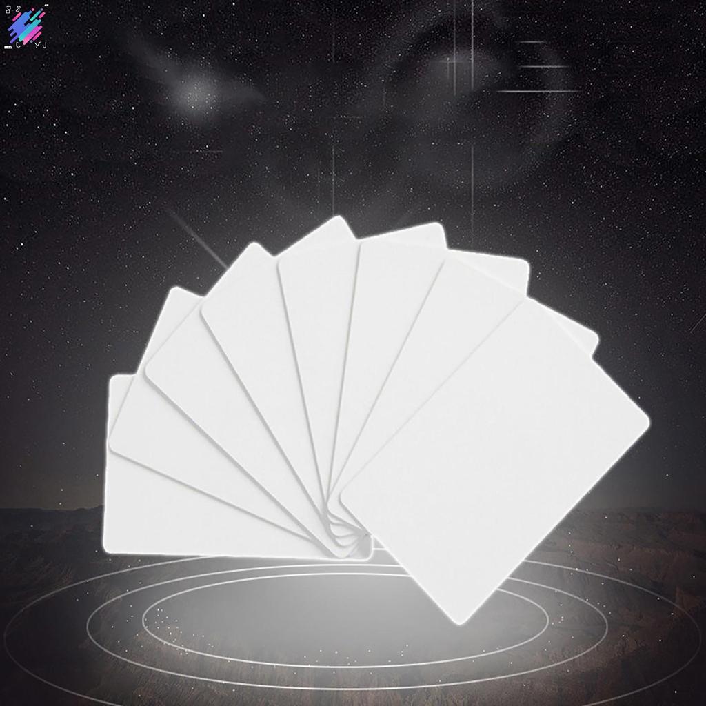 10 ชิ้น NFC Tag NFC 215 การ์ด 13.56MHz ดําเนินการความถี่ NFC การ์ดสําหรับโฆษณาสมาร์ทกลางแจ้ง