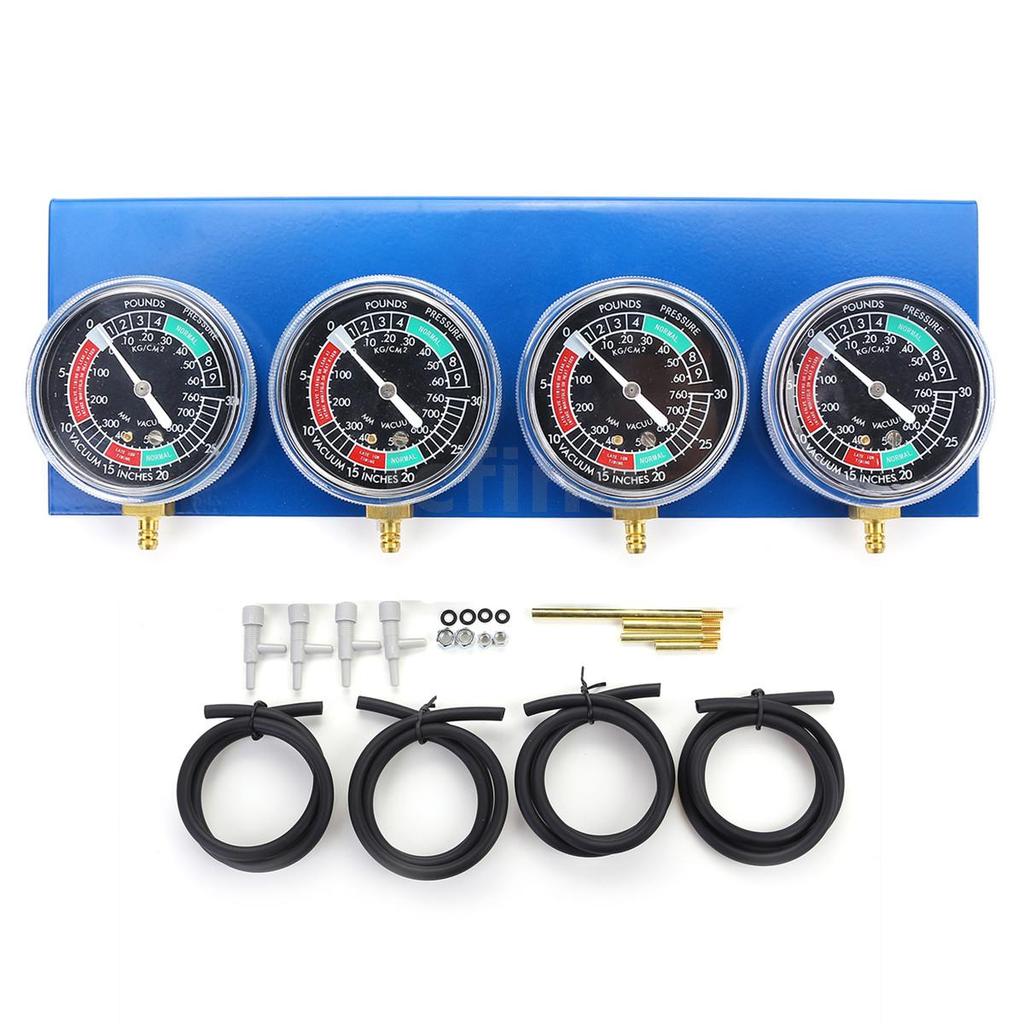 4x คาร์บูเรเตอร์รถจักรยานยนต์ Carb การใช้สูญญากาศ 2/4 กระบอกเครื่องวัด Balancer Synchronizer เครื่องมือวินิจฉัย ราคา ถูกที่สุด ดีลบีเคเค แกลเลอรีภาพที่ 4
