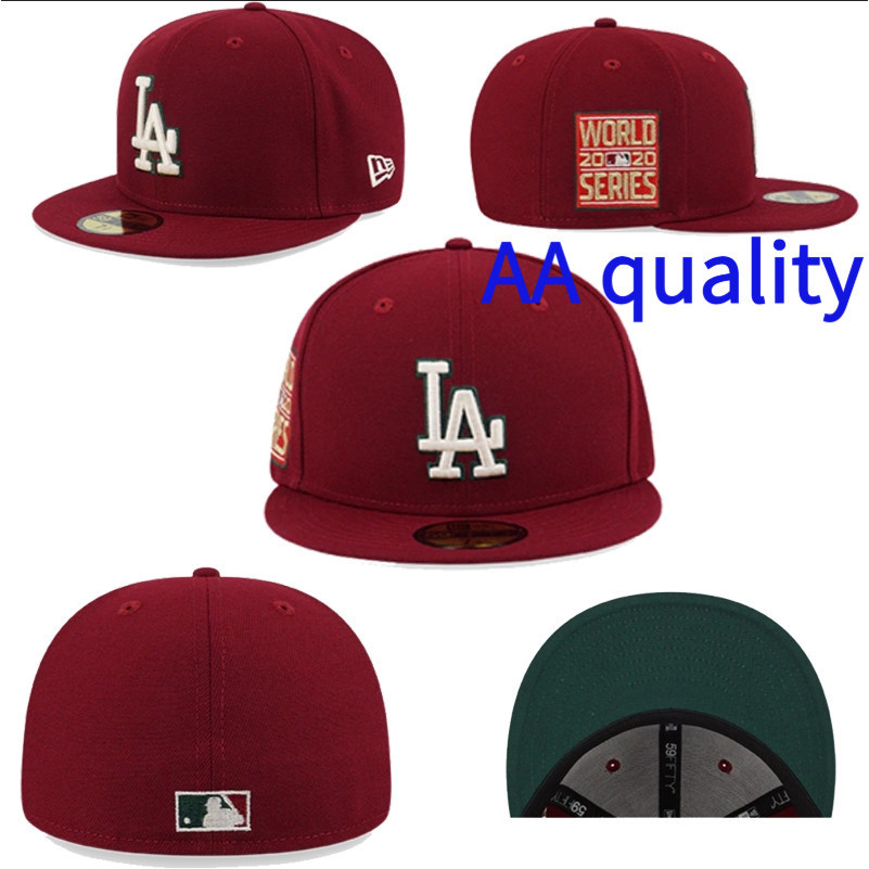 AA QUALITY 59FIFTY PACK - FESTIVAL LOS ANGELES DODGERS COOPERSTOWN CARDINAL 59FIFTY CAP