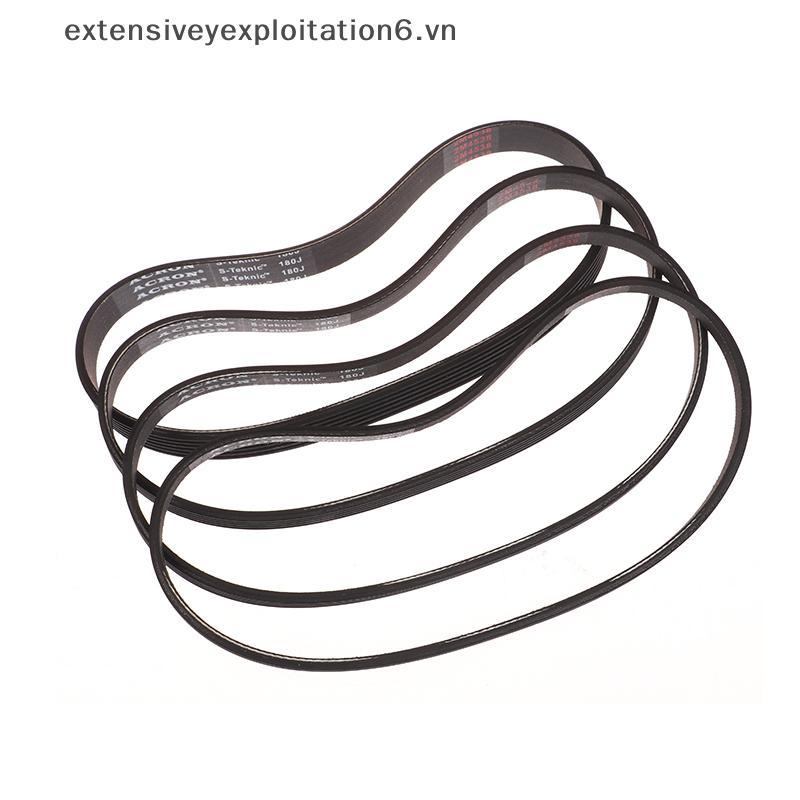 Exten V-Belt PJ457 180J เข็มขัดยาง 3/4/5/6 ซี่โครงสําหรับ DIY RC มอเตอร์เกียร์เข็มขัด DIY รุ่นมอเตอร