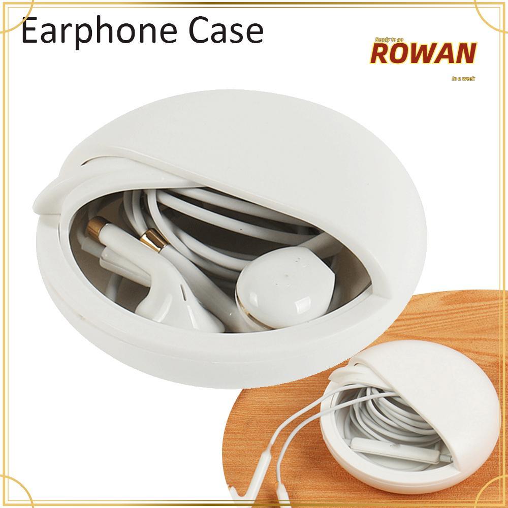 Rowans กล่องเคสหูฟัง ทรงกลม หมุนได้ อเนกประสงค์