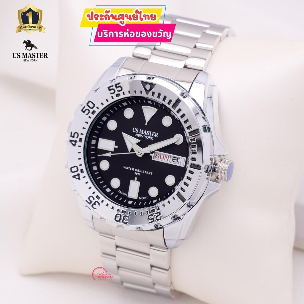 US Master Polo USM-EH02นาฬิกาผู้ชายus master polo นาฬิกายูเอสมาสเตอร์โปโลสุดหรูของแท้ ประกันศูนย์ไทย