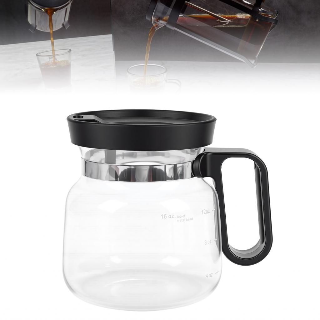 Torachel1-PH 16 Oz แก้วกาแฟแก้ว Modern Heatproof Clear Mini ถ้วยพร้อมที่จับสําหรับ Home Office Hot T