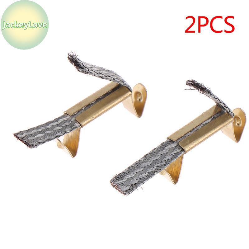 JackeyLovezz 2PCS แปรงคู่เลื่อนคอนแทคเลนส์สําหรับ Carrera Go Digital 143/132 รถรายการอะไหล่ TH