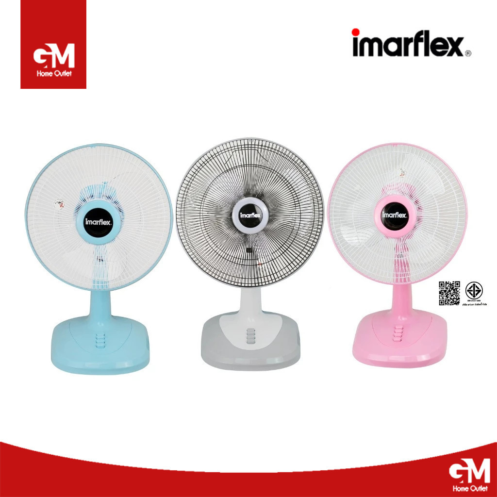 IMARFLEX_1 พัดลม ตั้งโต๊ะ 12 นิ้ว IF-S12