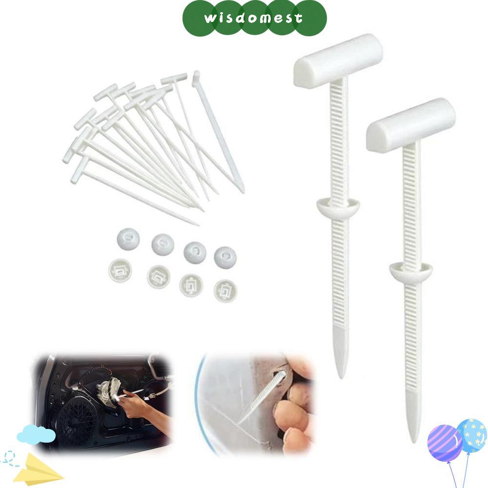 WISDOMEST Universal Nylon Cable Tie Buckle, Self-Locking Upgraded Zip Ties, Nylon Buckle Zip Ties Ho