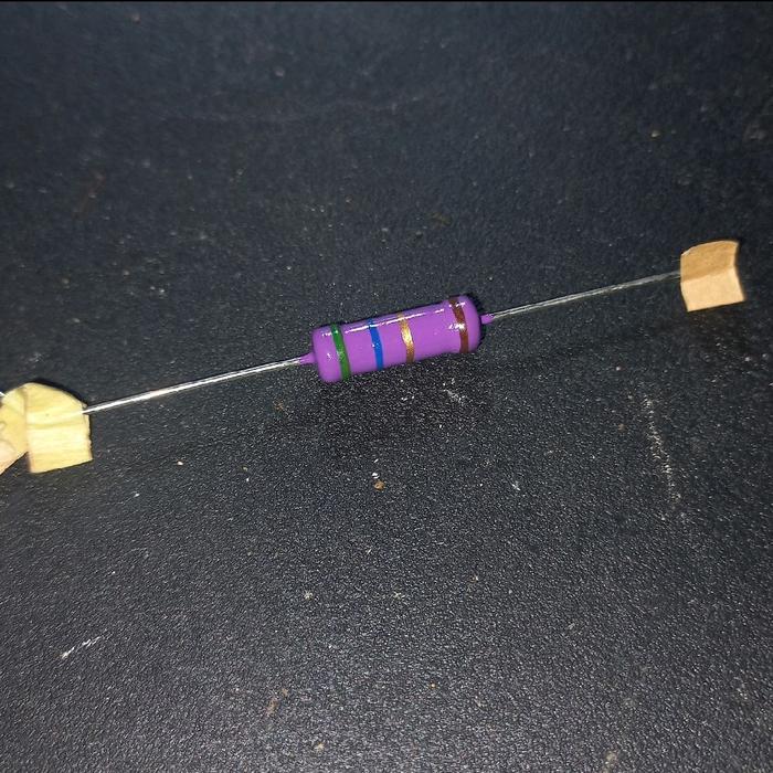 UNGU ตัวต้านทาน 5r6 3w สีม่วง zero original japan R 5.6ohm 3 วัตต์ w 3 วัตต์ 5.6 5.6 r โอห์ม 3 วัตต์
