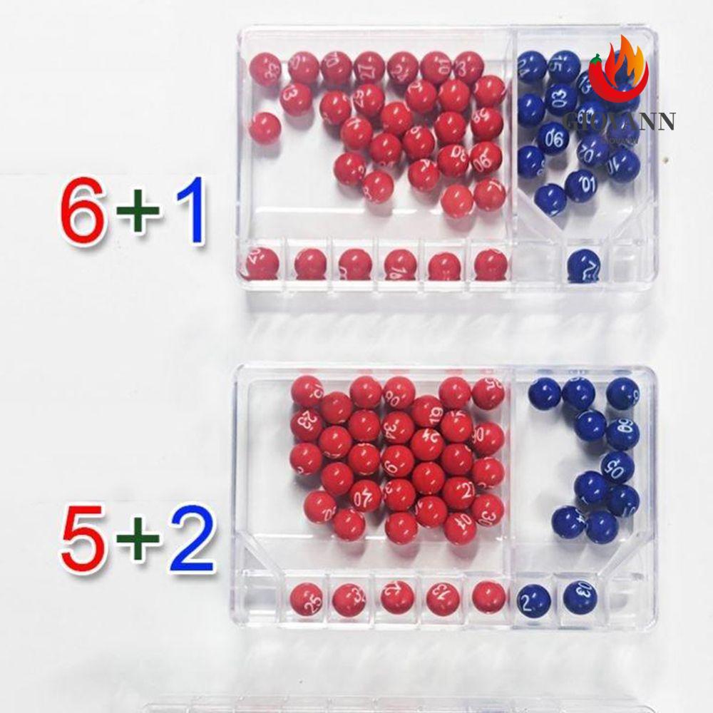 การหยิบตัวเลข GIOVANNI|5+2 6+1 Mini Party Game Entertainment Easy Read Numbers Jackpot Shake Balls B