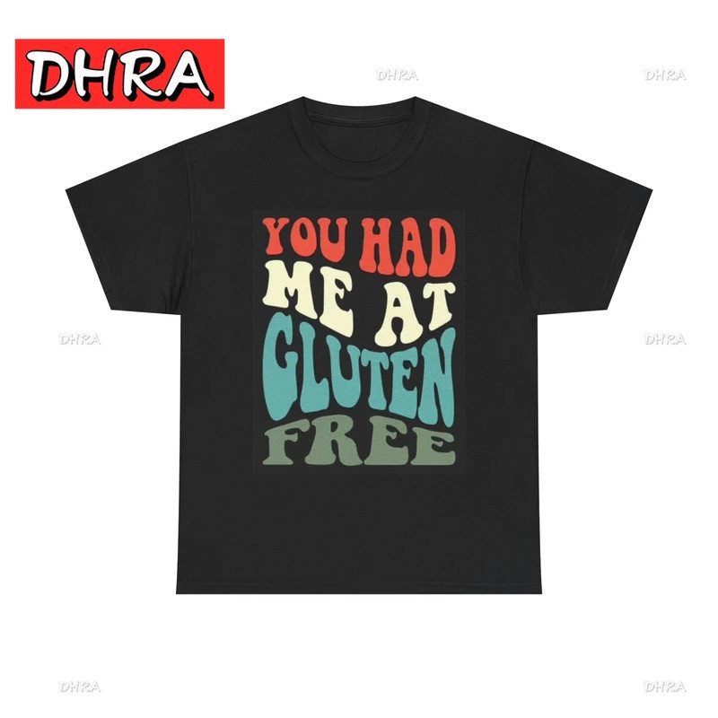 You Had Me At Gluten Free Graphic T เสื้อตลก Unisex Heavy Cotton Tee Urban สร้างแรงบันดาลใจเสื้อยืด 