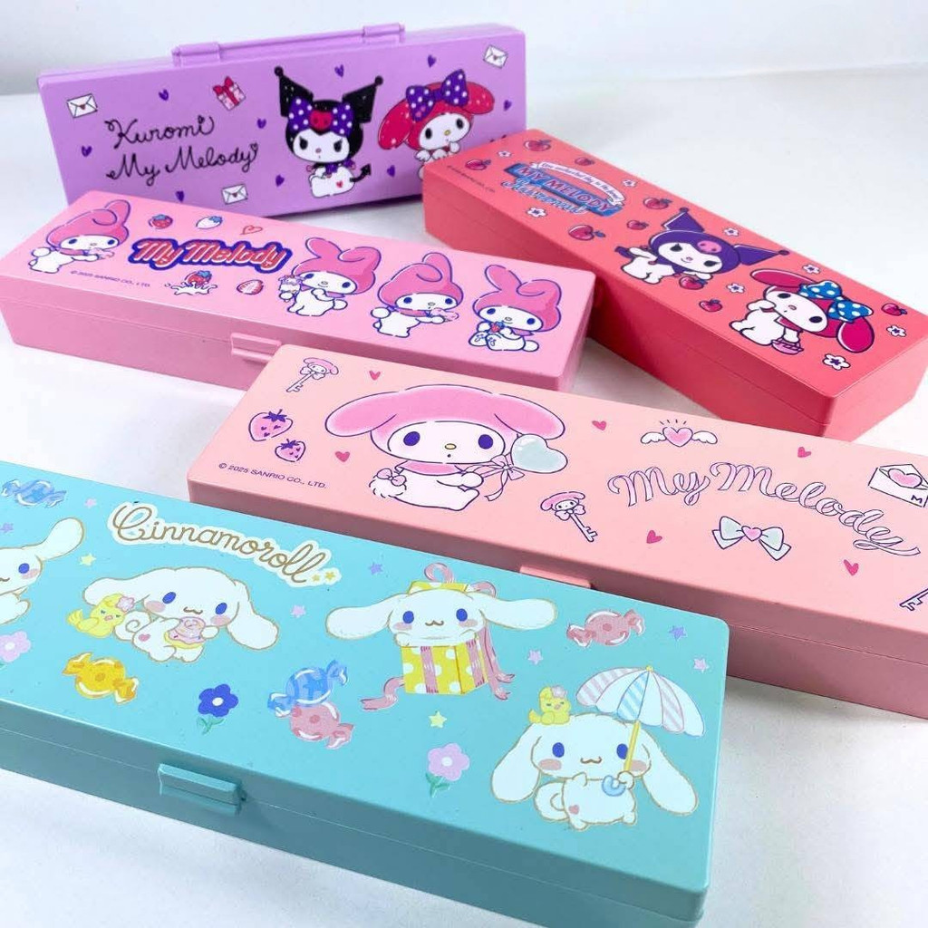 กล่องดินสอลายการ์ตูน My Melody / Kuromi / Cinnamoroll ลิขสิทธิ์แท้จาก Sanrio