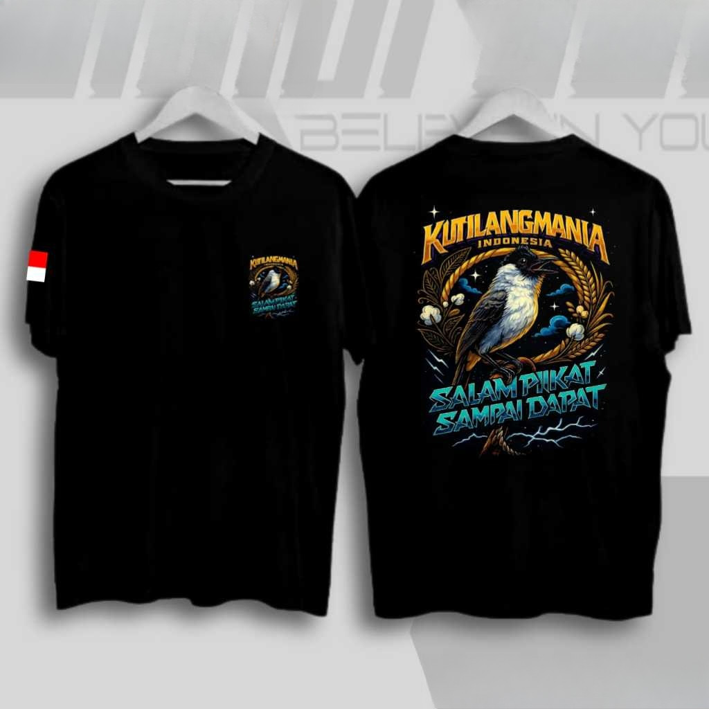 KUTANGMAN MANIA Kicau Mania เสื้อยืด Single Fighter Bird เสื้อยืด