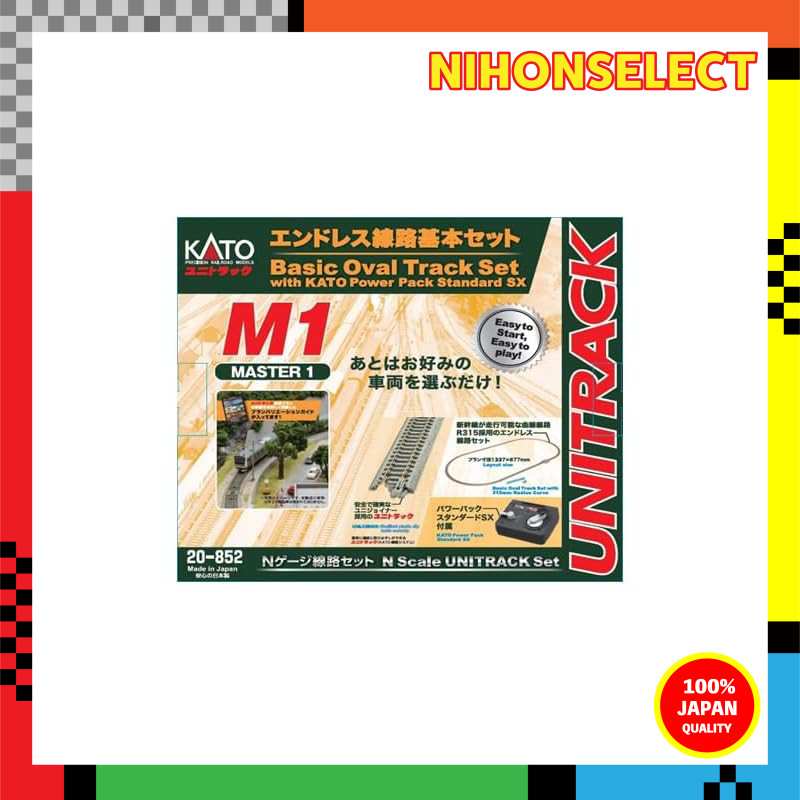 KATO N Gauge M1 Endless Track Basic Set Master 1 20-852 Railway Model Rail Set 20-852