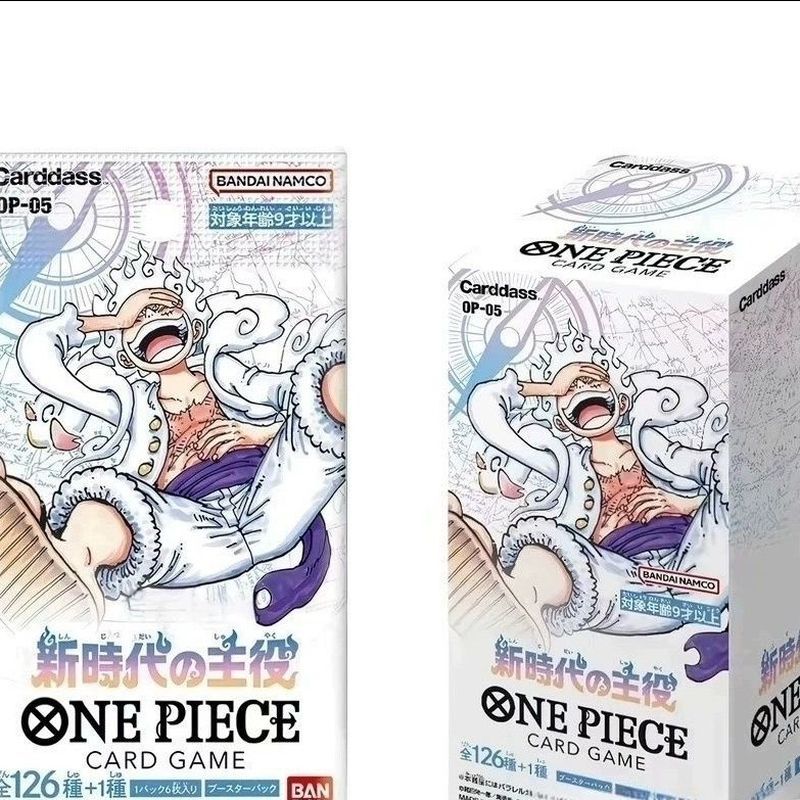 ✨[สต๊อกพร้อม]  ]  เวอร์ชั่นญี่ปุ่น One Piece OP05 Bandai เสริมการ์ดญี่ปุ่น OPCG Original Box One Pie