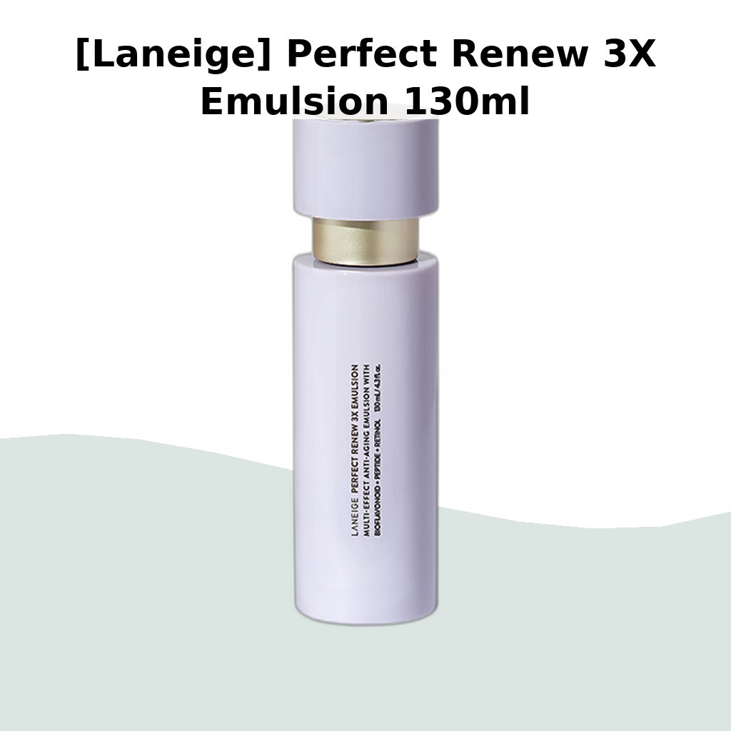 [Laneige] Perfect Renew 3X Emulsion 130ml / Korean Emulsion / Enhances Skin Elasticity / ของแท้ 100%